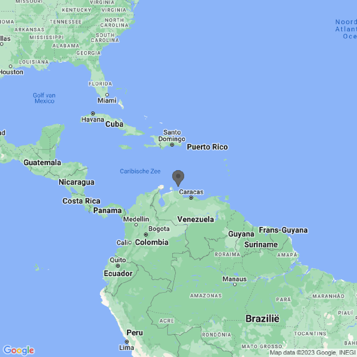 Map view of Vamudo Caribbean location zoomed out Map view of Vamudo headquarters Caribbean zoomed out