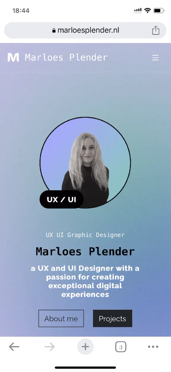 Video poster for project marloesplender.nl: navigation mobile Video poster for project marloesplender.nl: navigation mobile
